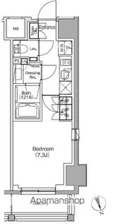 ザ・パークハビオ飯田橋プレイス【10階】の間取り