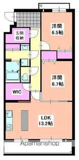 グランシャトーIII【3階】の間取り