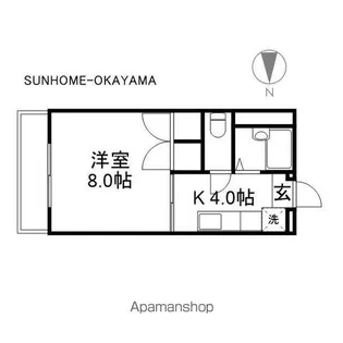 グリーンエージ【106号室】の間取り