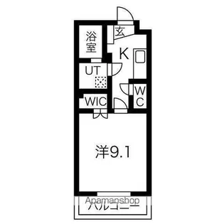 ヴィガラス永田町Ⅱ【2階】の間取り