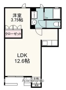 アヴニール【101号室】の間取り