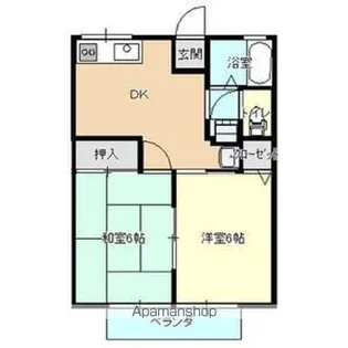 シティハイムセンチュリーⅡ【1階】の間取り