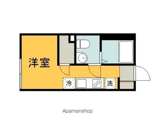 COLLINA向洋中町【1階】の間取り