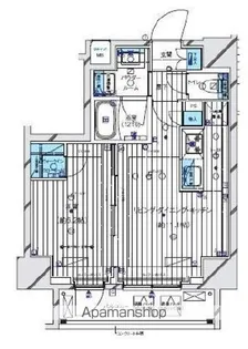 メインステージ三ノ輪EAST【6階】の間取り