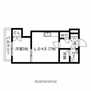 エクセレンス東札幌【310号室】の間取り