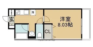 アスコット木ノ下【2階】の間取り