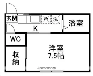 ハイツK【101号室】の間取り