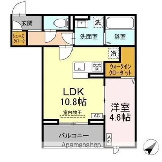 CLASSEUM都賀【3階】の間取り