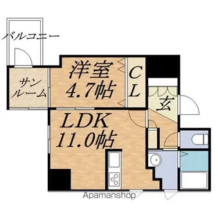 プライムレジデンス札幌【203号室】の間取り