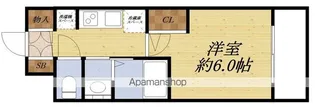 エステムコート新大阪ⅩⅤフロウ【8階】の間取り
