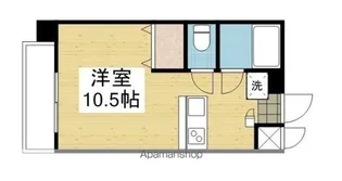アルト平和通【302.号室】の間取り