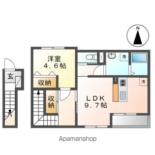 リベラル【2階】の間取り