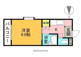 エンジェリ寿【2階】の間取り