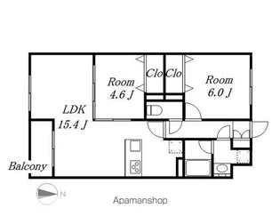 エクスリブリス【2階】の間取り