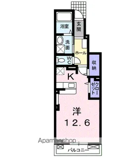 クラスターヒル・Ⅱ【1階】の間取り
