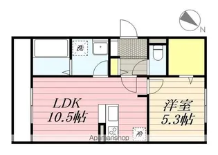 グラン上和白【2階】の間取り