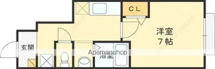 エクレール琴浦通り【1階】の間取り