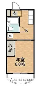 ハイツ天龍Ⅰ【2階】の間取り