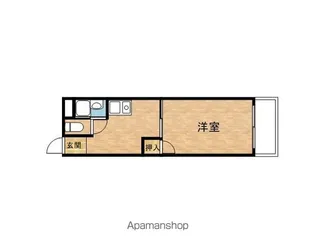 ナナヤマ岩出【103号室】の間取り