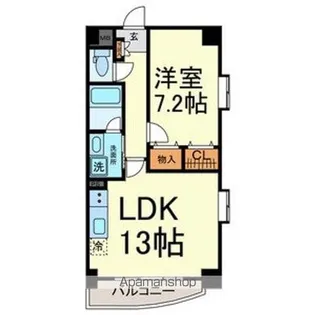 ラ・カンパネーラ【501号室号室】の間取り
