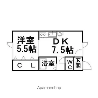 フィールドハウスⅡ【2階】の間取り