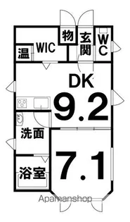 リトルフォー【B号室】の間取り