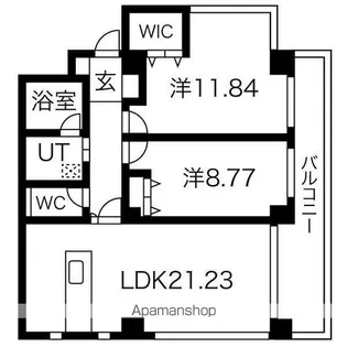 BLANC MISON覚王山【2階】の間取り