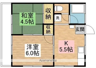 コーポ栗原(定借)【201号室】の間取り