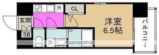 エスリードレジデンス大阪福島シティウエスト【8階】の間取り