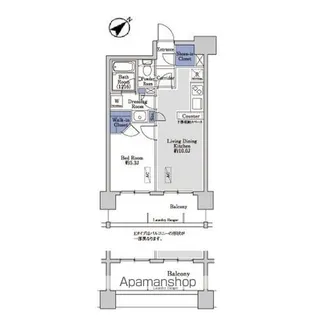 ルキシア薬院【7階】の間取り