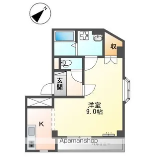 コーナーハウス【301号室】の間取り