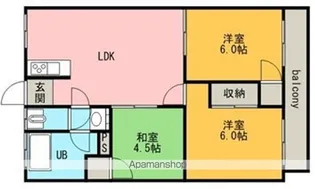 サンライズマツダⅠ【5階】の間取り