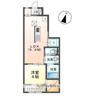 サン・ルミナス【1階】の間取り