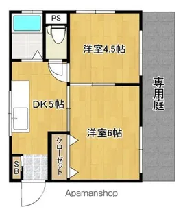 五十川ビル【102号室号室】の間取り