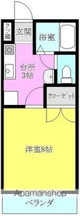 ベルコート【305号室】の間取り