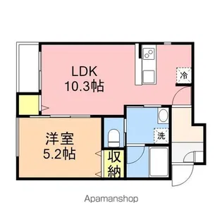 COMMON北葉町【3階】の間取り