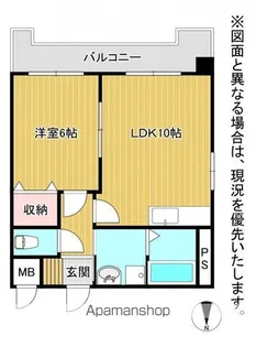 フォーレスト本城Ⅱ【7階】の間取り