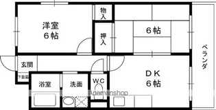 ヴィエール緑翠園【2階】の間取り