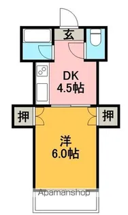 ガーデンタワー【302号室】の間取り