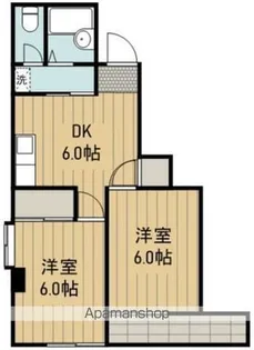 小山ビル【403号室】の間取り
