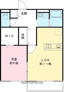 KIEFER GLANZ【102号室号室】の間取り