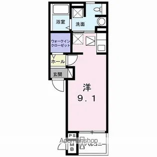 アリッサム【1階】の間取り