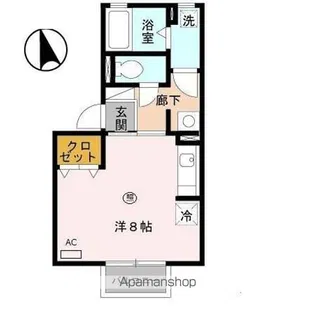 テラー・ウエスト新芦屋【205.号室】の間取り