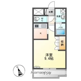 エスポアールK【1階】の間取り