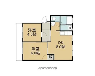 前川マンション【305号室】の間取り