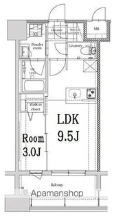 エンクレスト博多EAST PARK【4階】の間取り