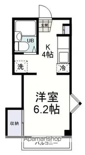 スカイハイツB【306号室】の間取り