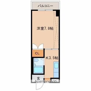 VIVRE鶴島【4階】の間取り