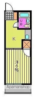 ハイツ萱町【2階】の間取り