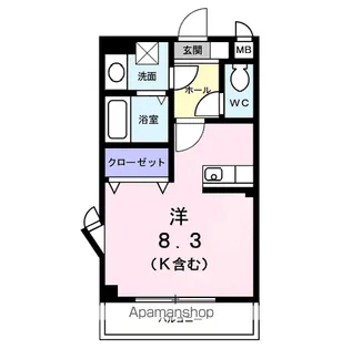 ミルコート【2階】の間取り